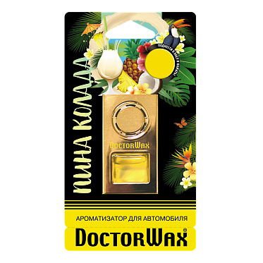 DoctorWax Ароматизатор воздуха на дефлектор обдува. Пина колада