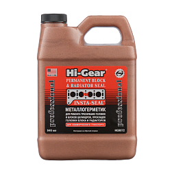 Hi-Gear Металлогерметик для ремонта системы охлаждения двигателей грузовиков, автобусов, строительной техники (946мл)