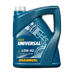 Моторное масло MANNOL Universal SAE 15W-40 (5л.)