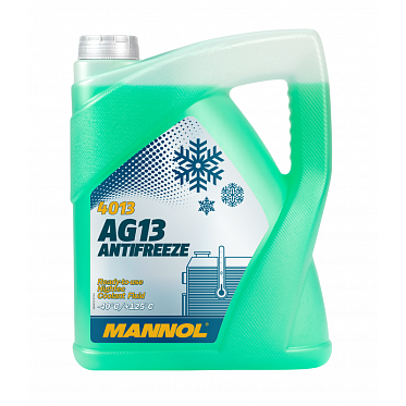 MANNOL Антифриз/Antifreeze AG13 (-40*C) Hightec Зеленый (5л)