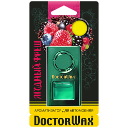 DoctorWax Ароматизатор воздуха на дефлектор обдува. Ягодный фреш