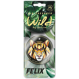 Ароматизатор бумаж. FELIX WILD BY NATURE Амурский тигр
