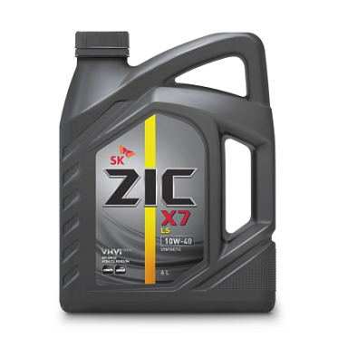 Моторное масло для легковых автомобилей ZIC X7 LS 10W-40 (6л)