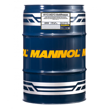 MANNOL Антифриз/Antifreeze AG13 Hightec Зеленый (60л)