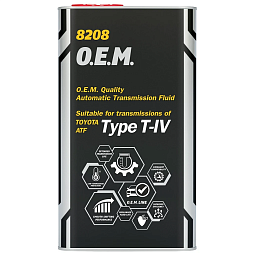Трансмиссионное масло MANNOL 8208 O.E.M. for TOYOTA LEXUS/ ATF T-IV (4л.)