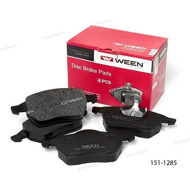 WEEN 151-1285 Тормозные колодки дисковые передние (комплект 4 шт.)