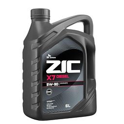 Моторное масло для легковых автомобилей ZIC X7 Diesel 5W-30 (6л)