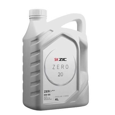 Моторное масло для легковых автомобилей ZIC ZERO 20 0W-20 (4л)