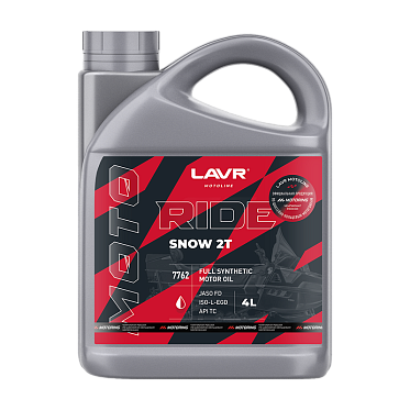 LAVR MOTOLINE Моторное масло RIDE SNOW 2Т FD (4л)