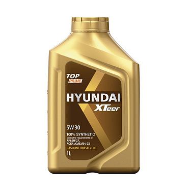 Моторное масло для легковых автомобилей HYUNDAI XTeer TOP Prime 5W-30 (4л)