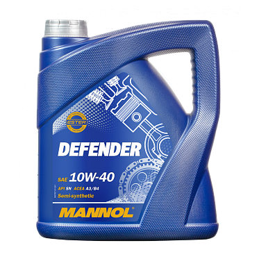 Моторное масло MANNOL Defender SAE 10W-40 (4л.)