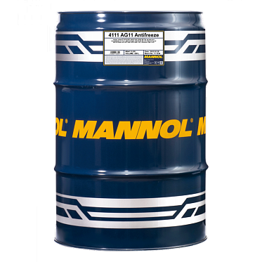 MANNOL Антифриз/Antifreeze AG11 Longterm Синий (208л)