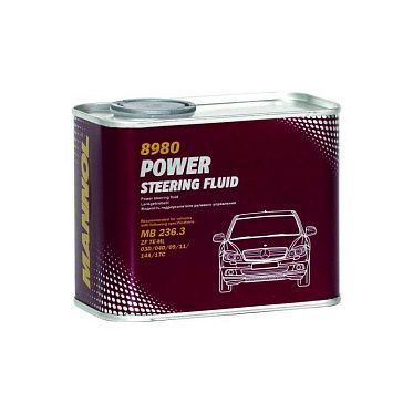 MANNOL 8980 Жидкость для ГУР/PSF Power Steering Fluid for Mercedes-Benz (0,5л.) metal