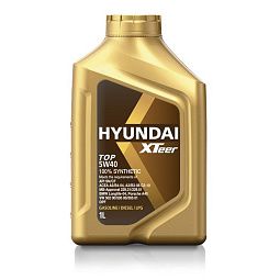 Моторное масло для легковых автомобилей HYUNDAI XTeer TOP 5W-40 (1л)