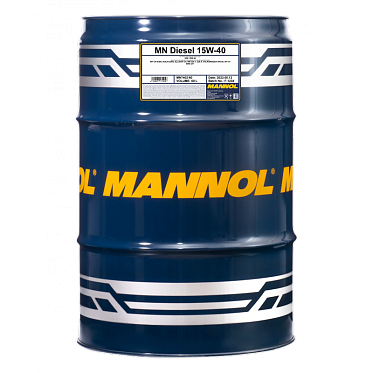 Моторное масло MANNOL Diesel SAE  15W-40 (60л.)