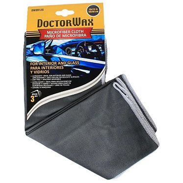 DoctorWax Микрофибра для стекол и интерьера (40x40см) (3шт.)