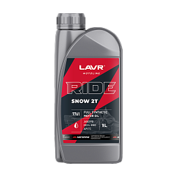 LAVR MOTOLINE Моторное масло RIDE SNOW 2Т FD (1л)