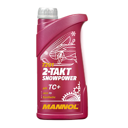 Масло для снегоходов MANNOL 7201 2-ТAKT SNOWPOWER (1л.)