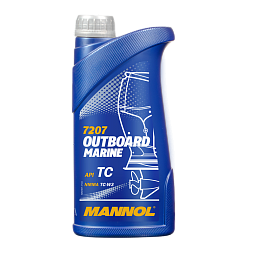 Масло для подвесных лодочных моторов MANNOL 7207  Outboard Marine (1л.)