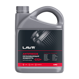 LAVR Охлаждающая жидкость Antifreeze G12+ -40°С (5кг)