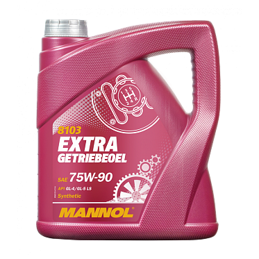 Трансмиссионное масло MANNOL EXTRA GETRIEBEOEL 75W-90 GL-4/GL-5 LS (4л.)