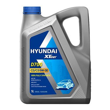 Моторное масло для легковых автомобилей HYUNDAI XTeer Diesel Ultra C3 5W-30 (5л)