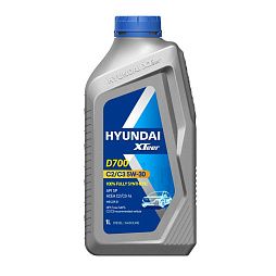 Моторное масло для легковых автомобилей HYUNDAI XTeer D700 C2/C3 5W-30 (1л)