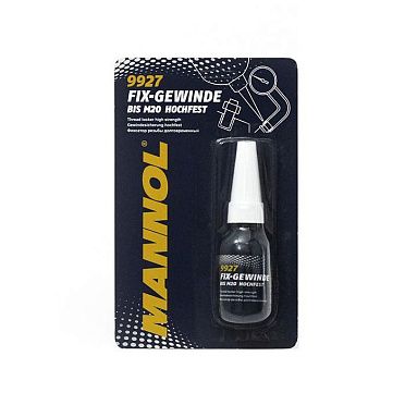 MANNOL 9927 Фиксатор резьбы долговременный Fix-Gewinde hochfest (красный) (10мл.)