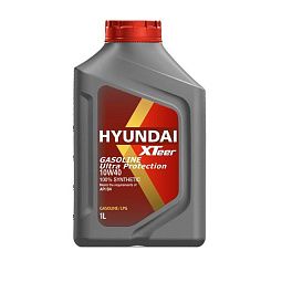 Моторное масло для легковых автомобилей HYUNDAI XTeer Gasoline Ultra Protection 10W-40 SP (1л)