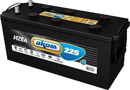 Аккумуляторная батарея 6СТ-225VL АКОМ Euro EFB лев.