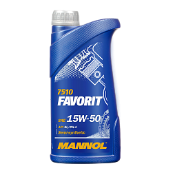 Моторное масло MANNOL Favorit SAE 15W-50 (1л.)