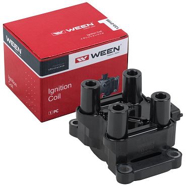 WEEN 133-0195 Катушка зажигания CHEVROLET Niva 1.7 8V , DATSUN on-DO 1.6 8V, LADA 2108-99 8V, 2110-12 8V, Granta(2190) 8V, Kalina(1117-1119) 8V, Niva(2123) 8V, Priora(2170-72) 8V