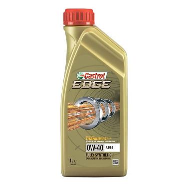 Моторные масла для легковых автомобилей CASTROL EDGE 0W-40 A3/B4  (1л)