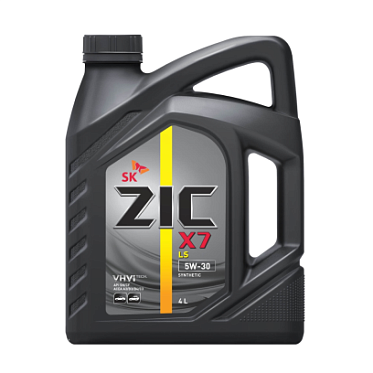 Моторное масло для легковых автомобилей ZIC X7 LS 5W-30 (4л)