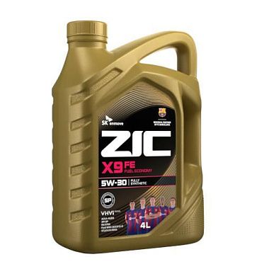 Моторное масло для легковых автомобилей ZIC X9 FE 5W-30 (4л)