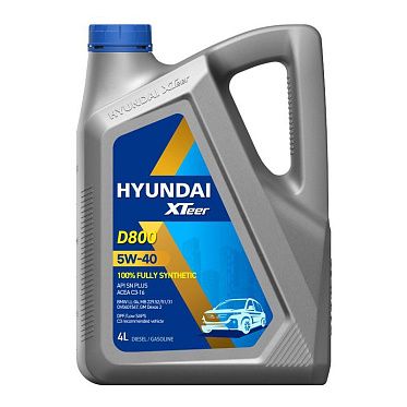 Моторное масло для легковых автомобилей HYUNDAI XTeer Diesel Ultra 5W-40 (4л)