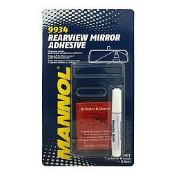 MANNOL 9934 Клей для зеркал зад.вида и замков бок.стекол / Rearview Mirror Adhesive (2х0,6мл.)