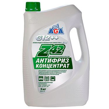 AGA Антифриз Z42. Концентрат. Зеленый (5кг)