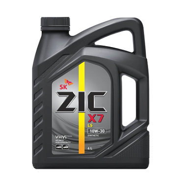 Моторное масло для легковых автомобилей ZIC X7 LS 10W-30 (4л)