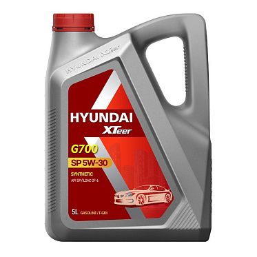 Моторное масло для легковых автомобилей HYUNDAI XTeer Gasoline G700 5W-30 SP (5л)