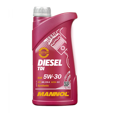 Моторное масло MANNOL Diesel TDI SAE 5W-30 (1л.)