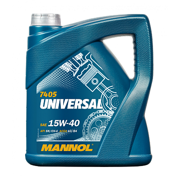 Моторное масло MANNOL Universal SAE 15W-40 (4л.)