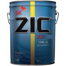 Моторное масло для легковых автомобилей ZIC X5 10W-40 (20л)