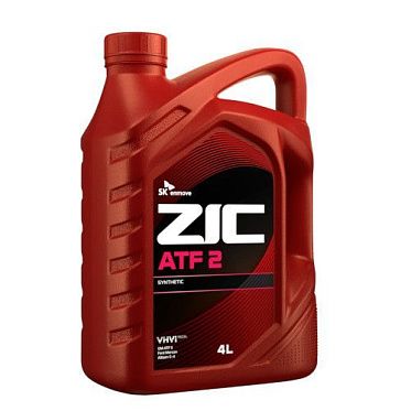 Масло для автоматических трансмиссий и ГУР ZIC ATF 2 (4л)
