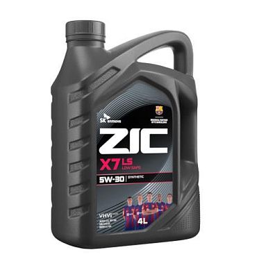 Моторное масло для легковых автомобилей ZIC X7 LS 5W-30 (4л)