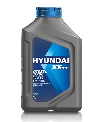 Моторное масло для легковых автомобилей HYUNDAI XTeer Diesel D700 10W-30 (1л)