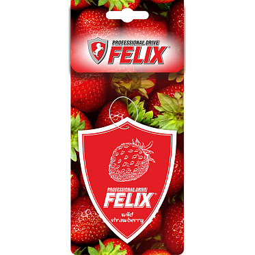 Ароматизатор бумаж. FELIX Wild Strawberry (Ароматная клубника)