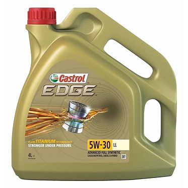 Моторные масла для легковых автомобилей CASTROL EDGE 5W-30 LL  (4л)