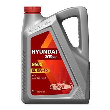 Моторное масло для легковых автомобилей HYUNDAI XTeer Gasoline G500 5W-30 SL (4л)
