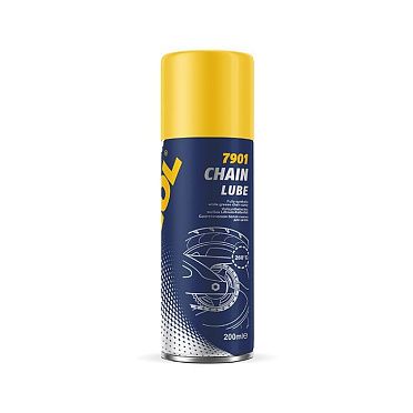 MANNOL 7901 Chain Lube / Синтетическая белая смазка для цепей (200мл.)